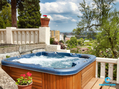 Spa pool installed by the team @ dSpa France