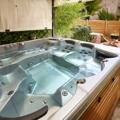 Durable spa materials designed for outdoor installation