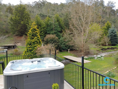 Such a tranquil place to enjoy a warm spa thanks to the team @ Poolquip Hobart