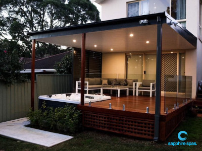 Spa pool built into a deck by Dan & the team @ mySpaSYDNEY