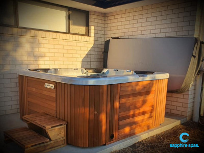 Spa pool ready to use thanks to the team @ Country Foam & Rubber Tamworth