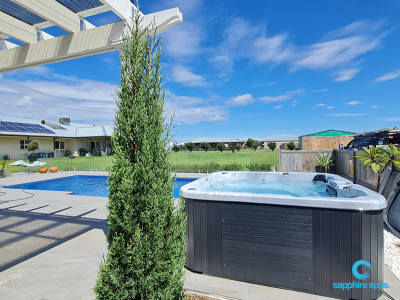 Perfect position for the parents to chill while the kids play in the swimming pool thanks to the team @ Country Rubber & Foam Tamworth