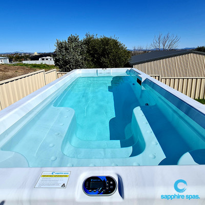 myWatersedge swim spa ready to enjoy thanks to the team @ Country Rubber & Foam Tamworth