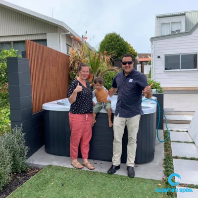All ready to relax thanks to the team @ Paramount Pools & Spas Tauranga NZ
