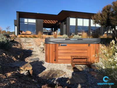 Spa pool installed by the team @ Spa Pools Otago