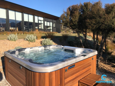 Spa pool installed by the team @ Spa Pools Otago