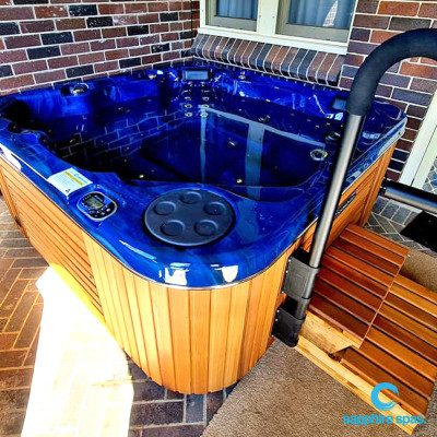 ACRYLIC summer sapphire CABINET cedar