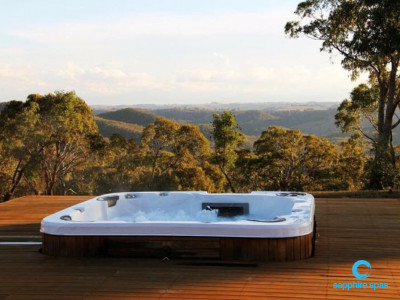 Abercrombie Ridge Retreat : 'Thanks to the team at mySpaSYDNEY for advice and maintenance that keeps our Sapphire Spa ready for our guests'