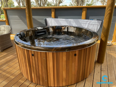 myHotTub mayan copper thanks to the team @ Wanganui Pool Clinic NZ