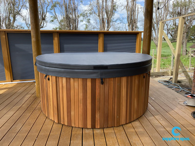 myHotTub mayan copper thanks to the team @ Wanganui Pool Clinic NZ