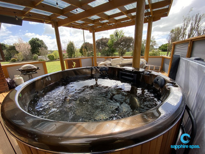 myHotTub mayan copper thanks to the team @ Wanganui Pool Clinic NZ