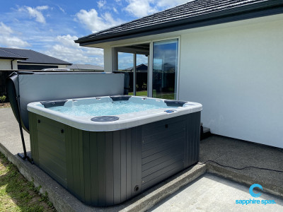 myChillout silverwhite grey duratek thanks to the team @ Wanganui Pool Clinic NZ