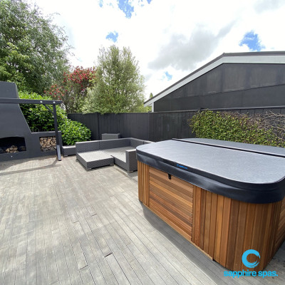 CABINET cedar HARDCOVER slate grey