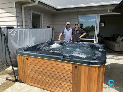 myRelaxation midnight cedar thanks to the team @ Wanganui Pool Clinic NZ