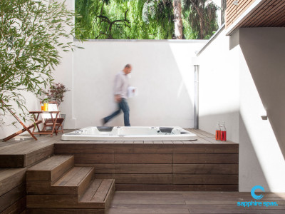 Spa pool installed by the team @ dSpa France