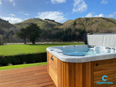 The perfect family sized spa thanks to the team @Pool Clinic Wanganui NZ