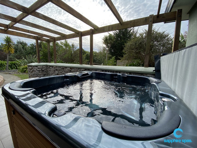 The perfect position for a spa pool thanks to the team @ mySpaManawatu & The Pool Clinic Wanganui NZ