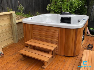 mySplash spa pool installation thanks to the team @ Wright Pools & Spas NZ