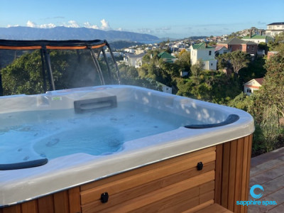 What a view! thanks to the team @ Wright Pools & Spas Wellington NZ
