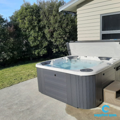 ACRYLIC silverwhite CABINET grey duratek : myChillout spa pool