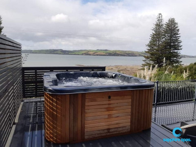 This spa pool will become the hub of this family home : thanks to the team at Deep End Spa & Pool Whangarei