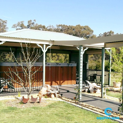 Swim spa perfectly positioned for all seasons