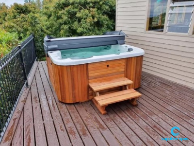 Spa pool ready to enjoy thanks to the team @ Paramount Pools & Spas NZ