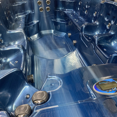 Dedicated spa seating areas for hydrotherapy and relaxation