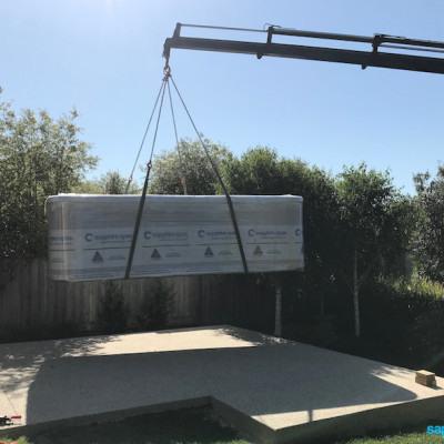 Easy installation in smaller outdoor spaces